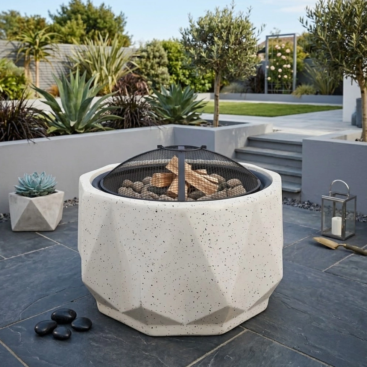 Lunaria Magnesium Oxide Fire Pit